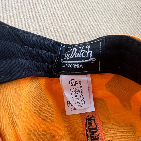 Orange Camo Von Dutch Hat - Picture 5 of 7